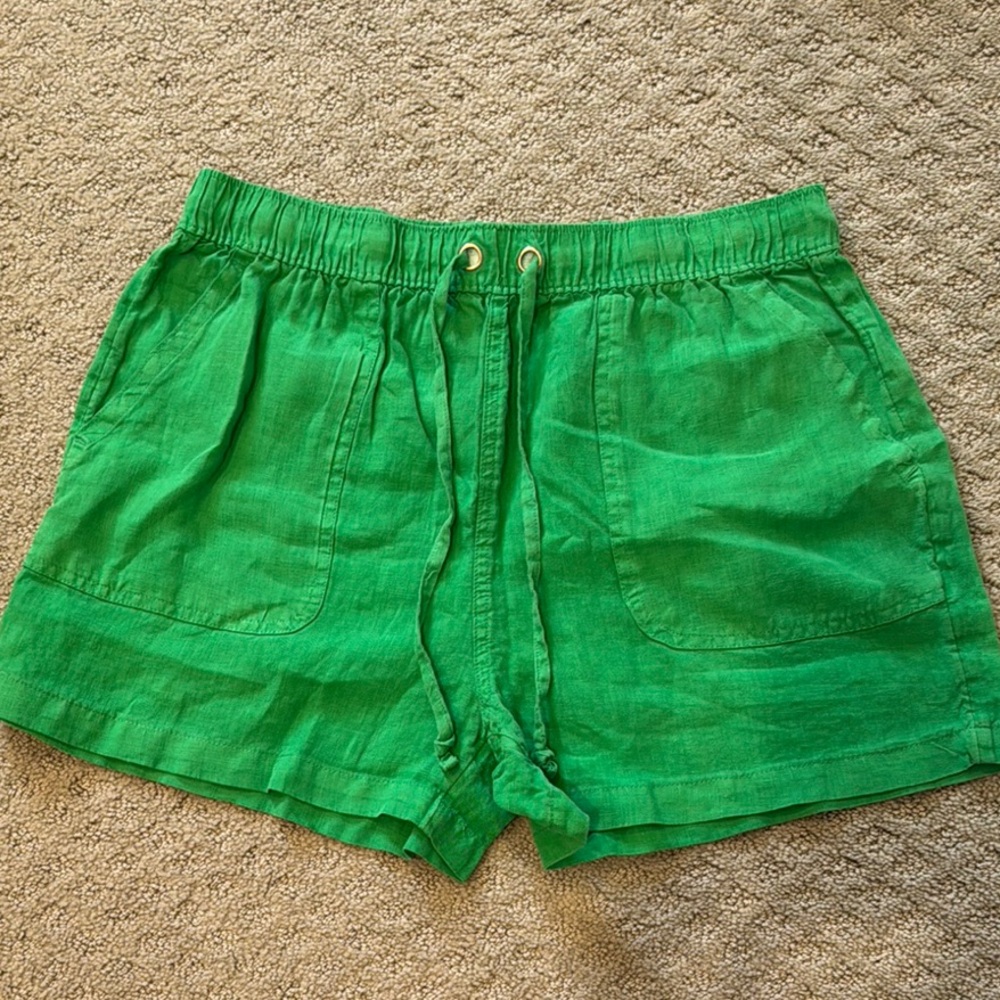 C&C California Green Cargo Shorts with Elastic Waistband